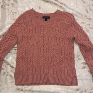 Knit wool material sweater